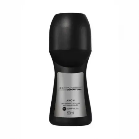 Desodorante Roll-On Masculino 300KM Quantum Avon 50ml