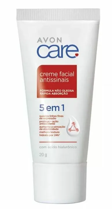 *Creme Facial Avon Care Antissinais 20g
