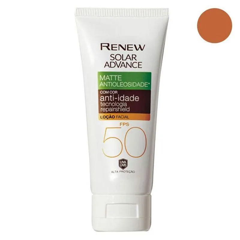 Avon - Renew Solar Advance Protetor Com Cor Escura 50g