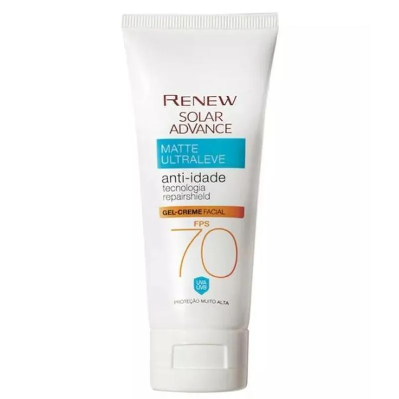 Avon Protetor Solar Matte Ultraleve Anti-idade Fps 70 Renew