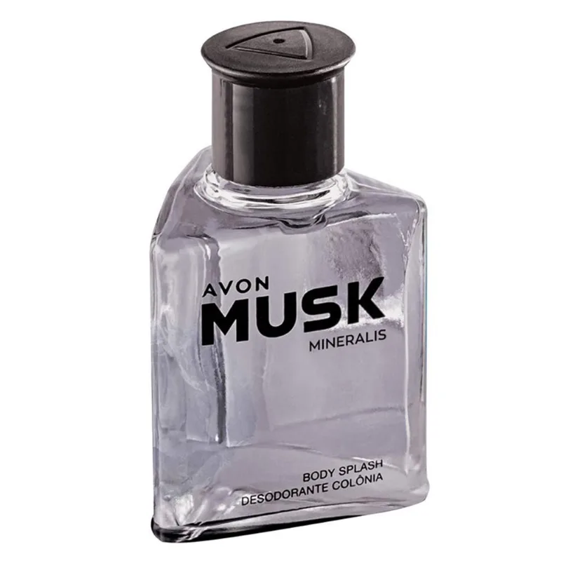 Body Splash Masculina Avon Musk Mineralis