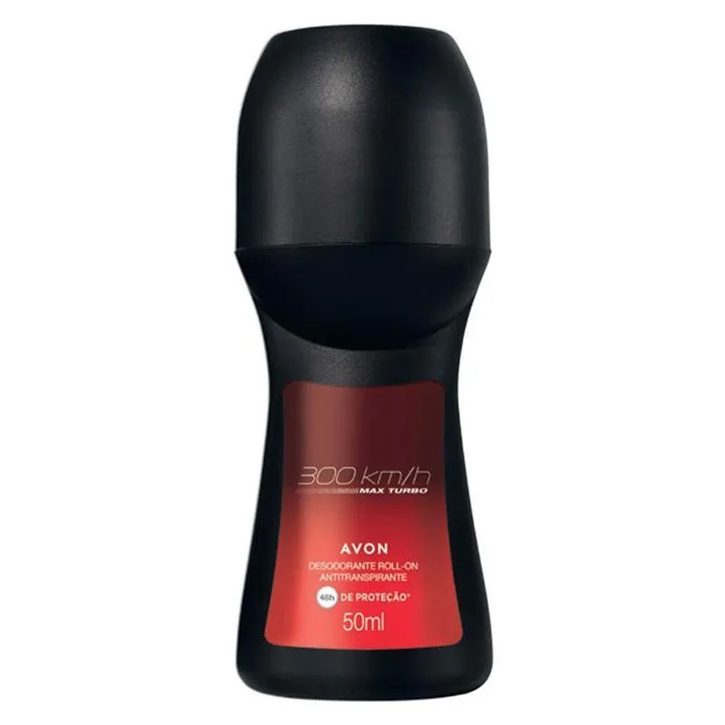 Desodorante Roll On 300km H Max Turbo Antitranspirante 48h 50ML Avon