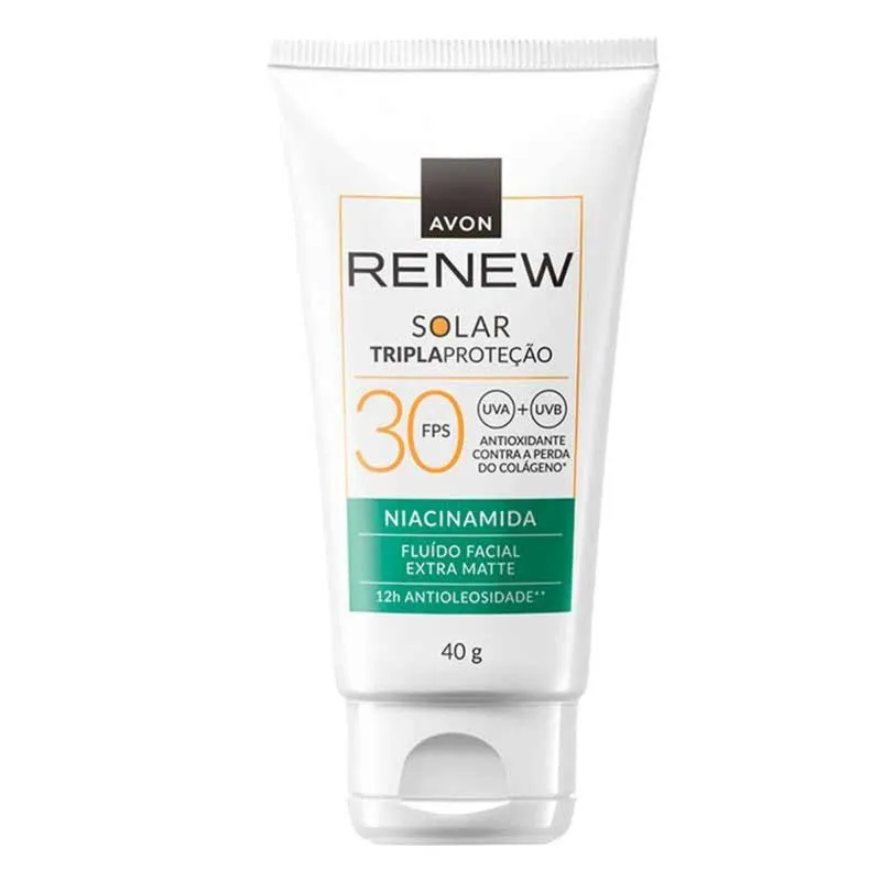 Protetor Solar Avon Renew Com Niacinamida Fps 30 40g