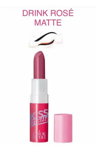 *Batom Avon Color Trend Kiss Matte - Drink Rose 3.6g