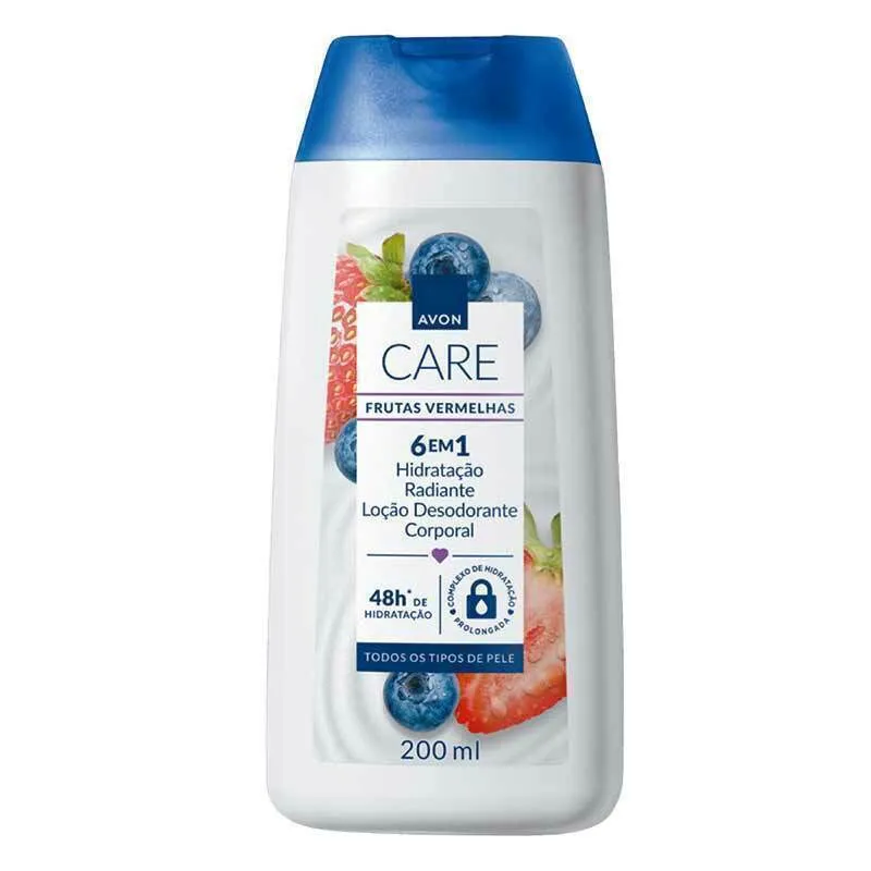 *Loção Hidratante Corporal Avon - Frutas Vermelhas 200ml