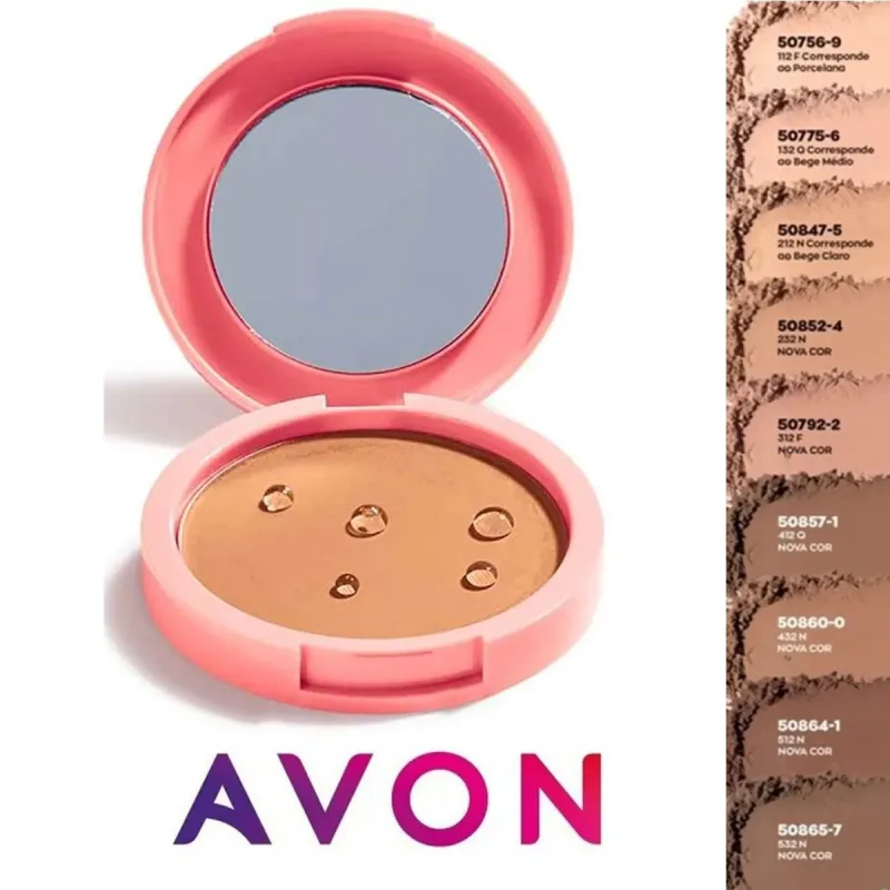 PÓ COMPACTO MATTE REAL FILTER EFFECT 8G - AVON COR 332Q - Essencia Divina