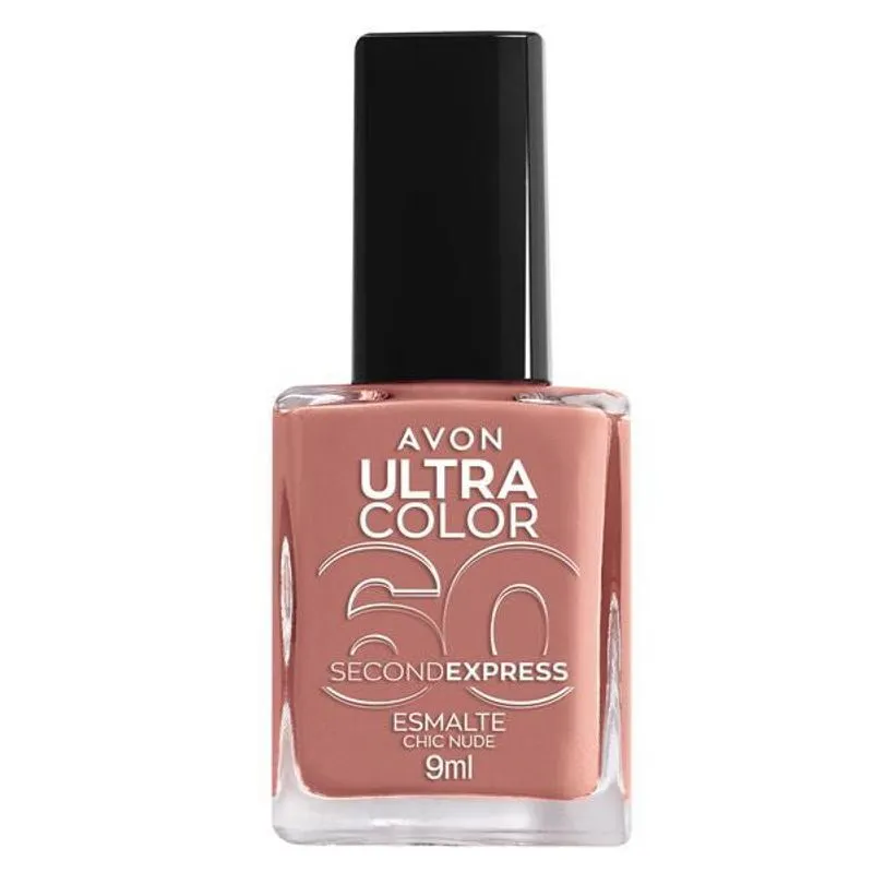 Avon Esmalte Ultra Color 60 Second Express Chic Nude - 9ml