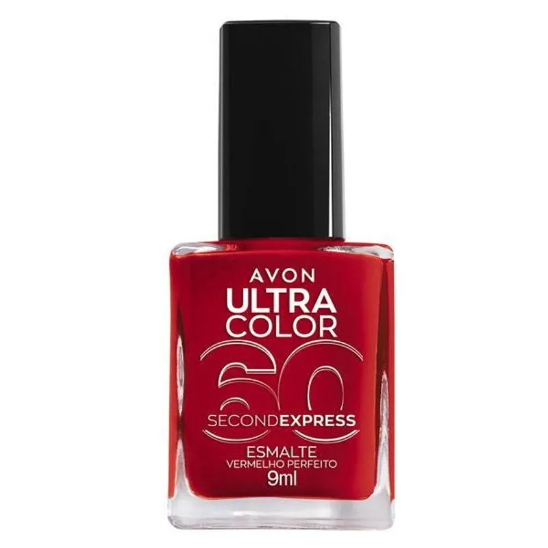 Avon Esmalte Ultra Color 60 Second Express Vermelho Perfeito