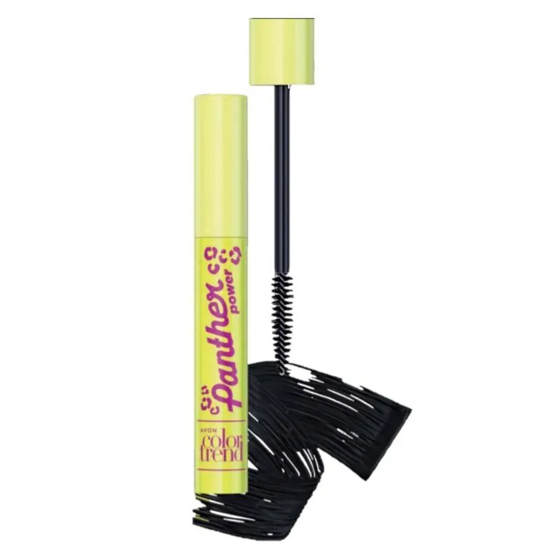 Panther Power Mascara De Cílios Color Trend Preta Avon 7ml