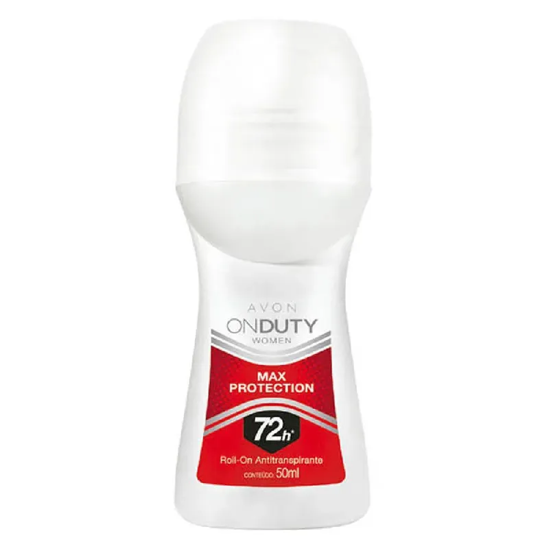 *Desodorante Roll-on Feminino Avon On Duty Max Protection 50ml