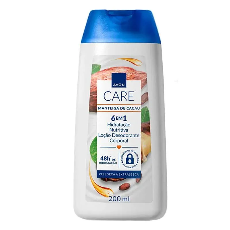 *Loção Hidratante Corporal Avon Care - Cacau 200ml