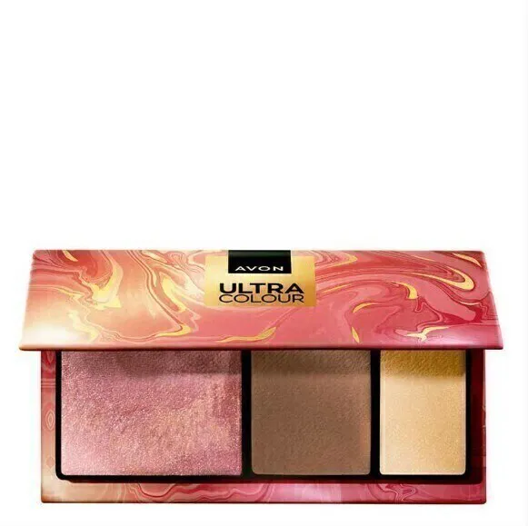 Ultra Paleta Facial Avon 3 em 1 Golden