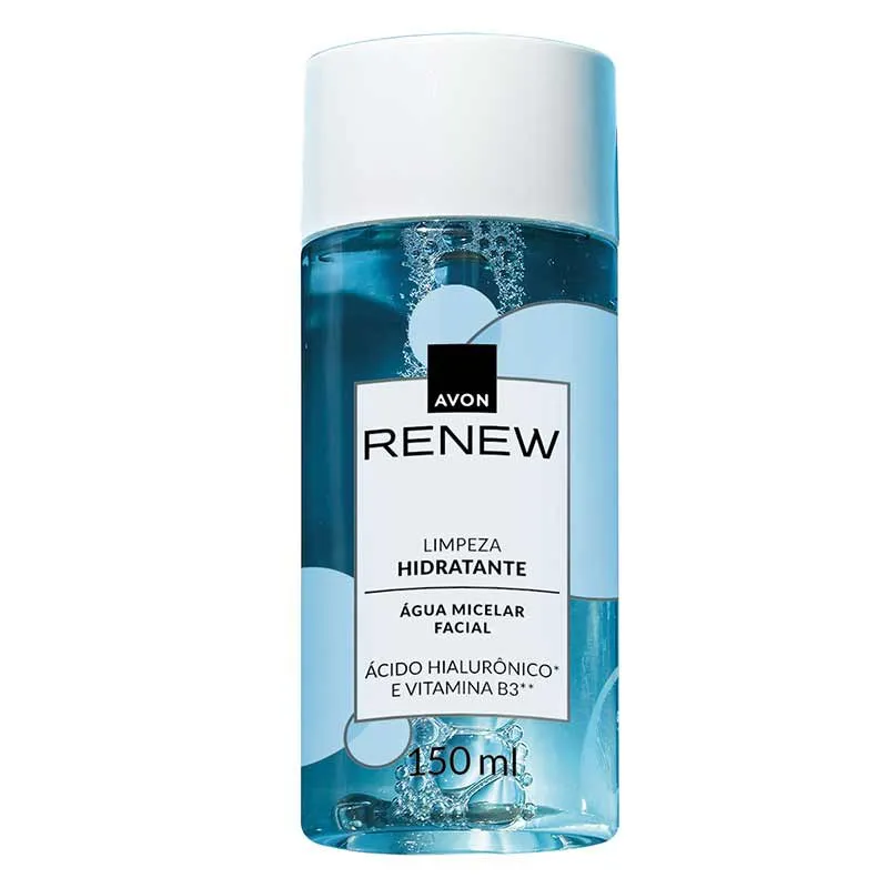*Água Micelar Revitalizante Avon Renew 150ml