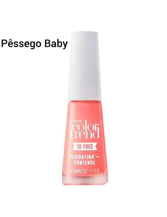 Esmalte Avon Color Trend - Pêssego Baby 8ml