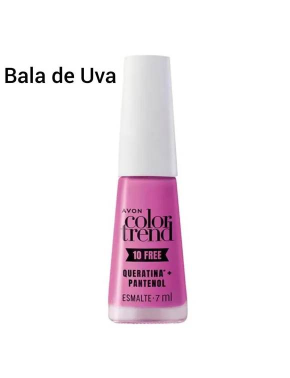 Bala de Uva Esmalte Color Trend Avon 8ml