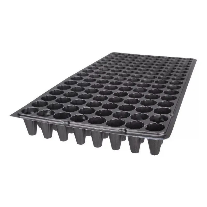 Kit Bandeja Para Cultivo 128 Cédulas Com Abas Com 12 Uni.