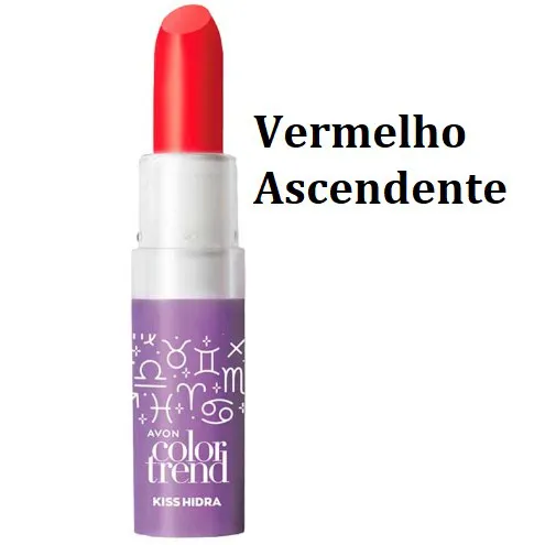 Batom Avon Color Trend Kiss Matte - Vermelho Ascendente 3,6g