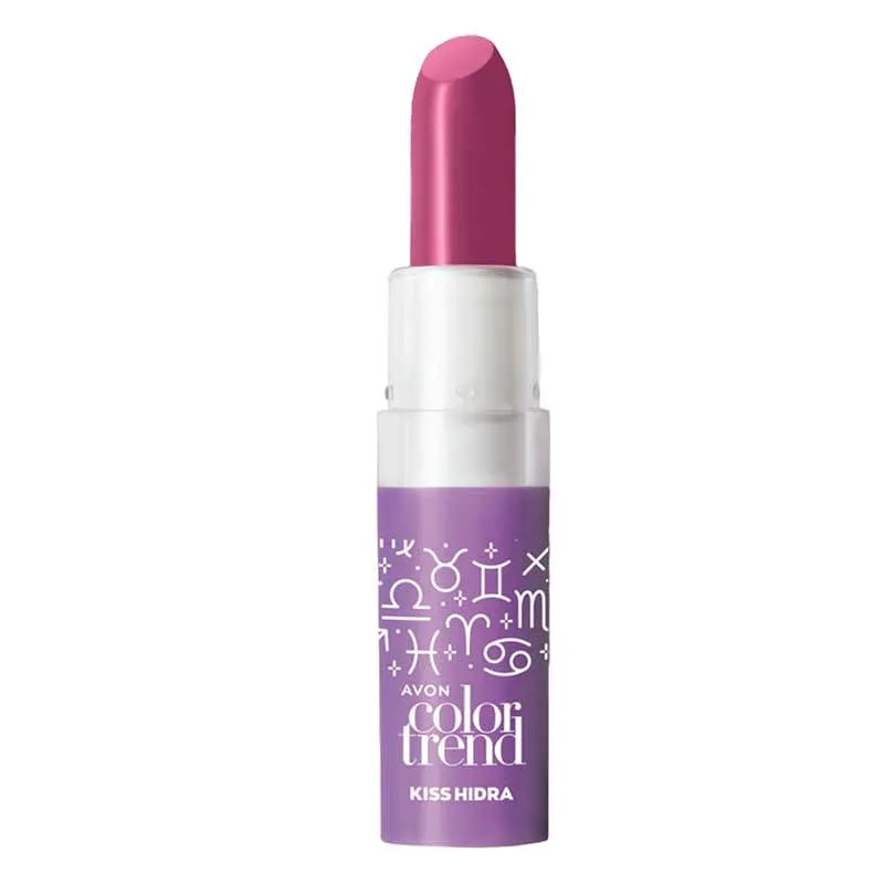 Batom Kiss Matte Color Trend Rose Venus Avon 3,6g