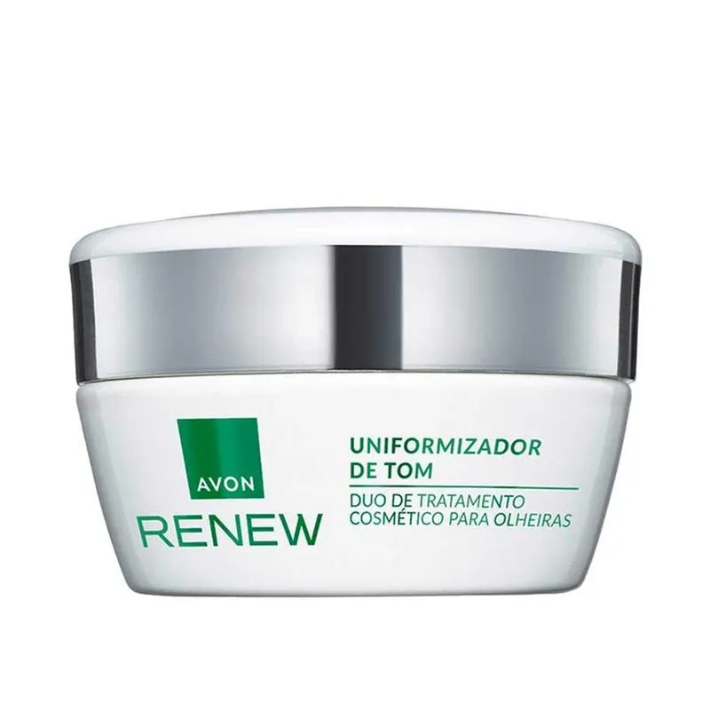 Uniformizador De Tom Avon Renew Duo Tratamento Olheiras 10g
