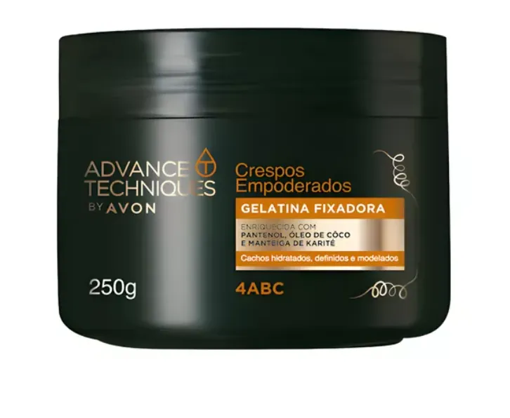 Gelatina Fixadora Crespos Empod Advance Tec Avon 250g