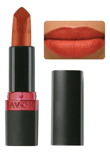 Batom Ultracremoso Avon - Vermelho Alaranjado 3,6g
