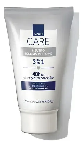 Desodorante em Creme Avon Care Neutro Sem Perfume 50g