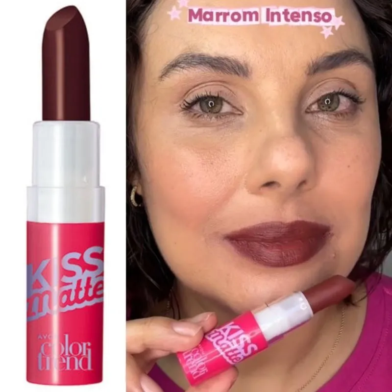 Batom Avon Color Trend Matte - Marrom Intenso 3,6g