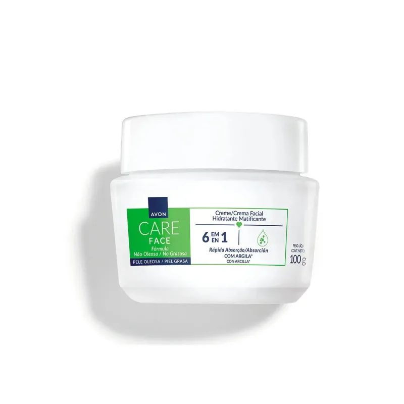 Creme Facial Hidratante Matificante Care Avon 100g
