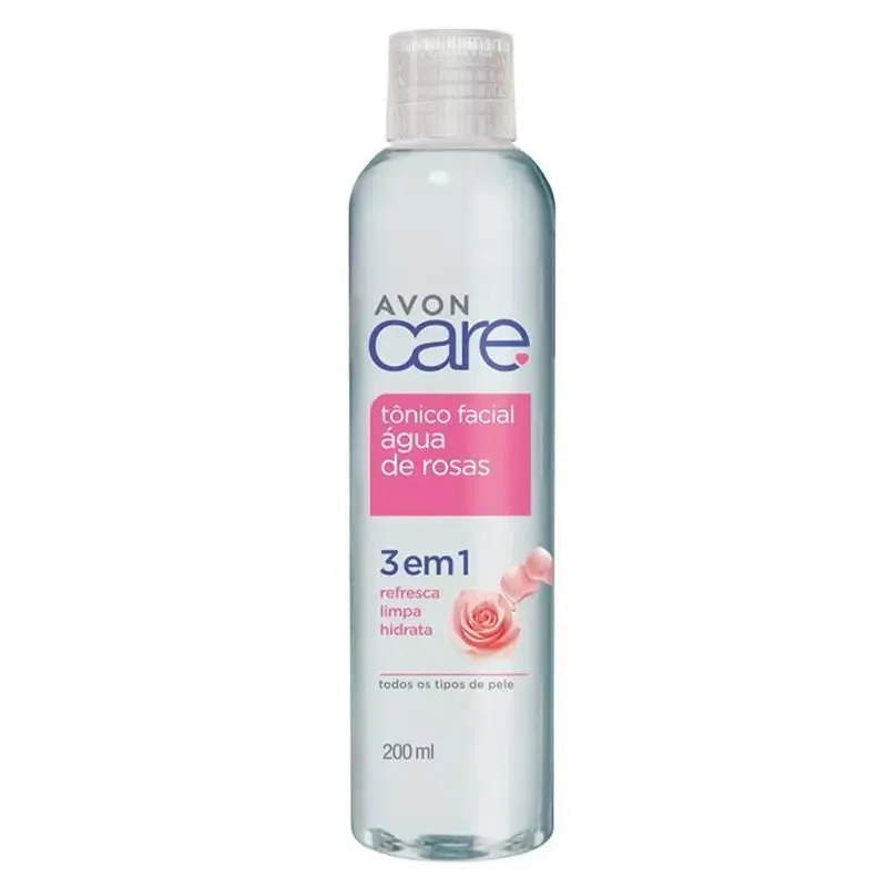 Tônico Facial Avon Água De Rosas 200ml