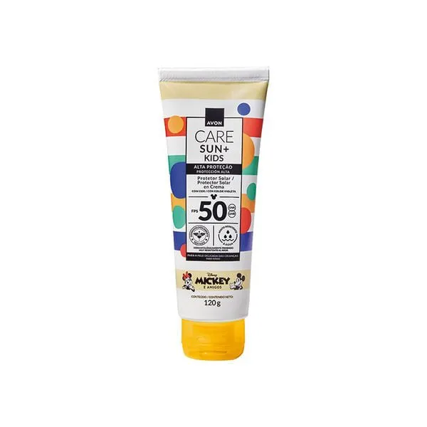 Protetor Solar Corporal Avon Care - Sun FPS50 Mickey Friends 120g