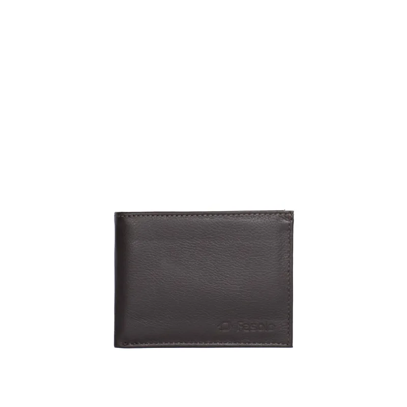 Carteira Masculina Fasolo Couro Zíper H015143101 Marrom - U