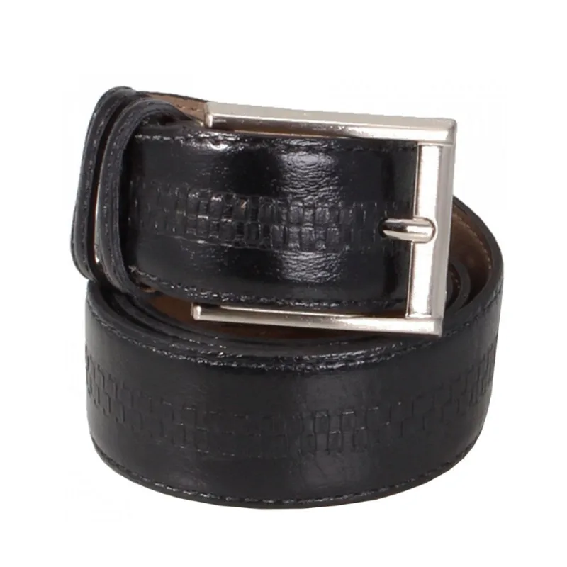 Cinto Masculino de Couro Fasolo Trisse G029019 Preto - 90