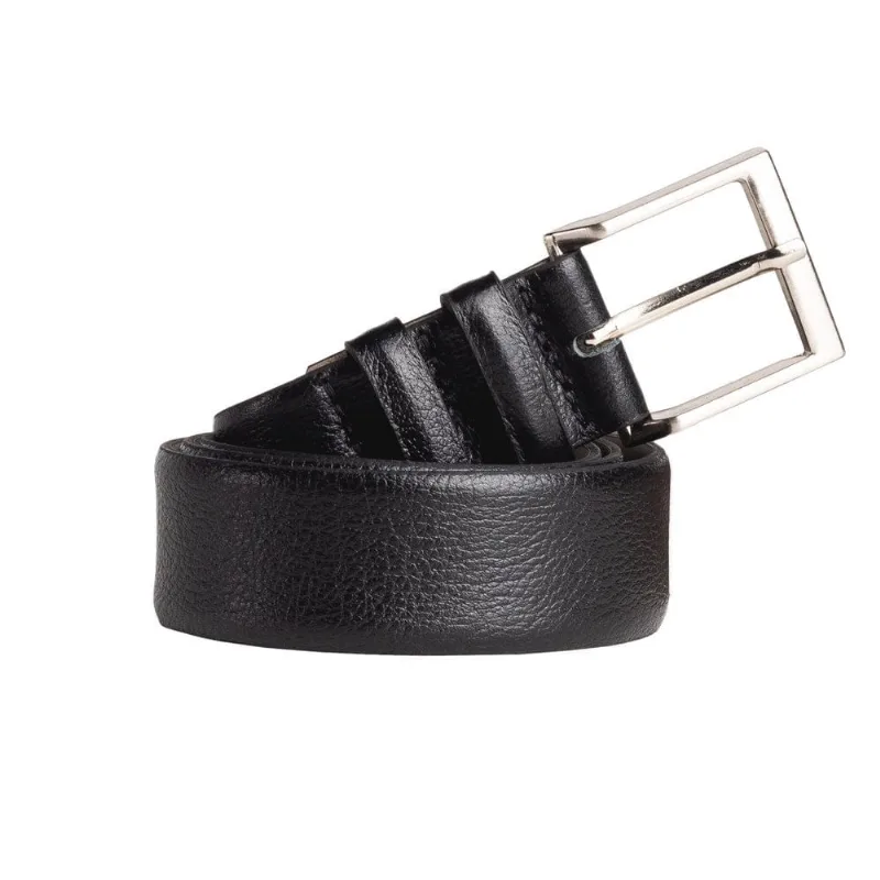 Cinto Masculino Fasolo de Couro Preto - 110