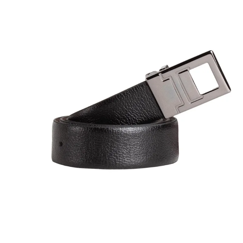 Cinto Masculino de Couro Fasolo Reversível Preto/Café -90