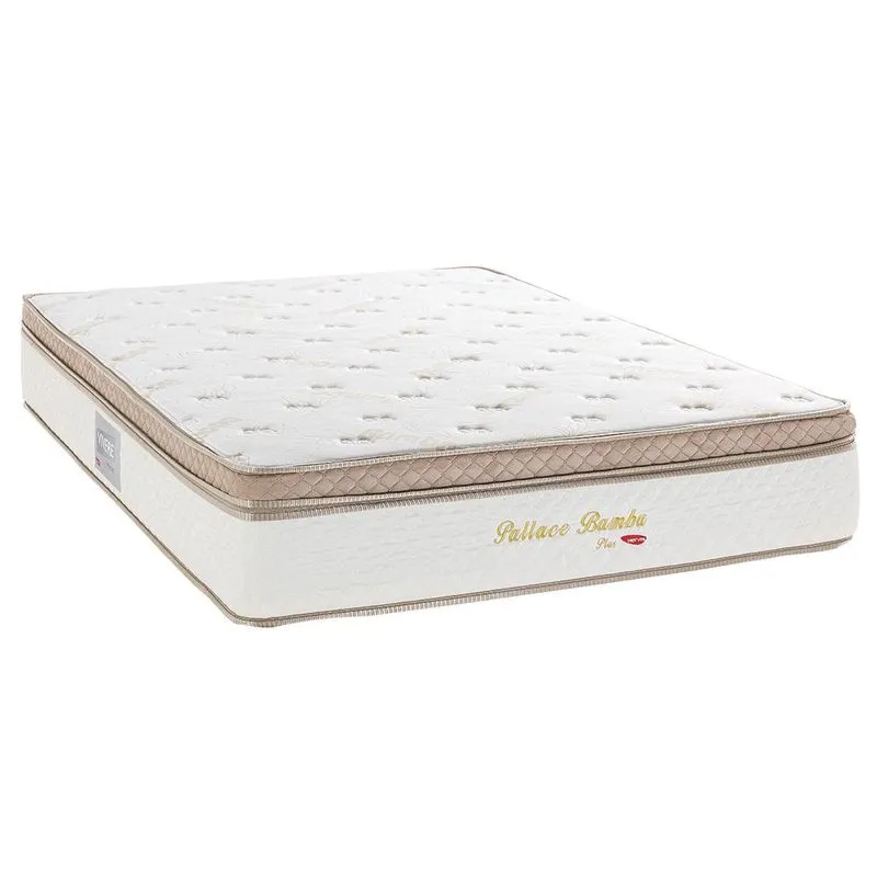 Colchão de Molas Ensacadas King Herval Pallace Bambu, 32x193x203 cm
