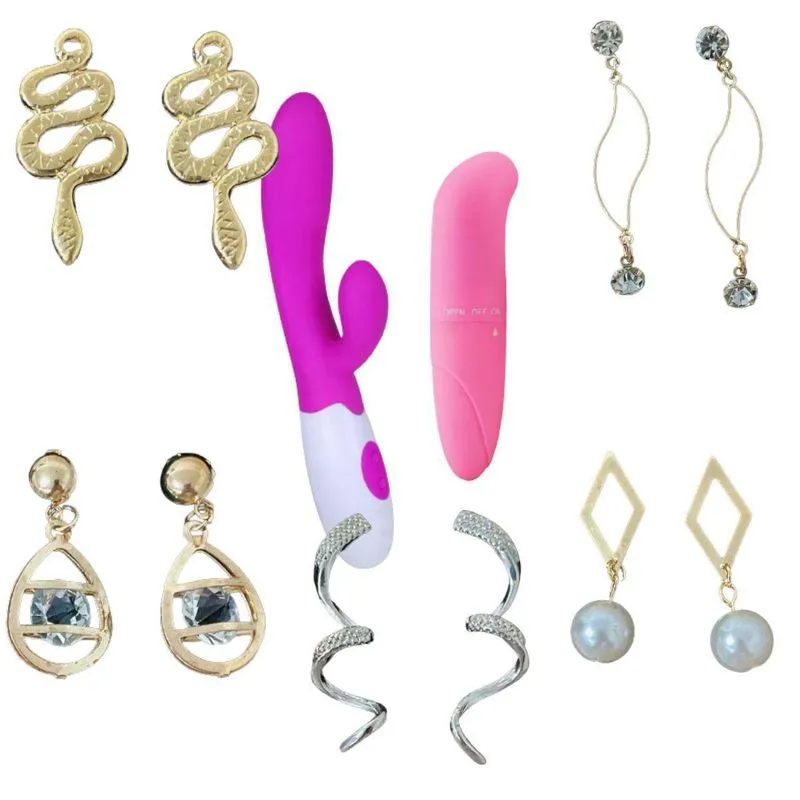 Vibrador Profissional Elétrico Masturbador + Brinco