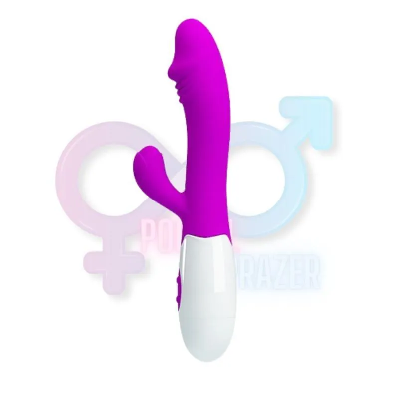 Vibrador Silicone 30 Modos 14cm - Pilhas Aaa