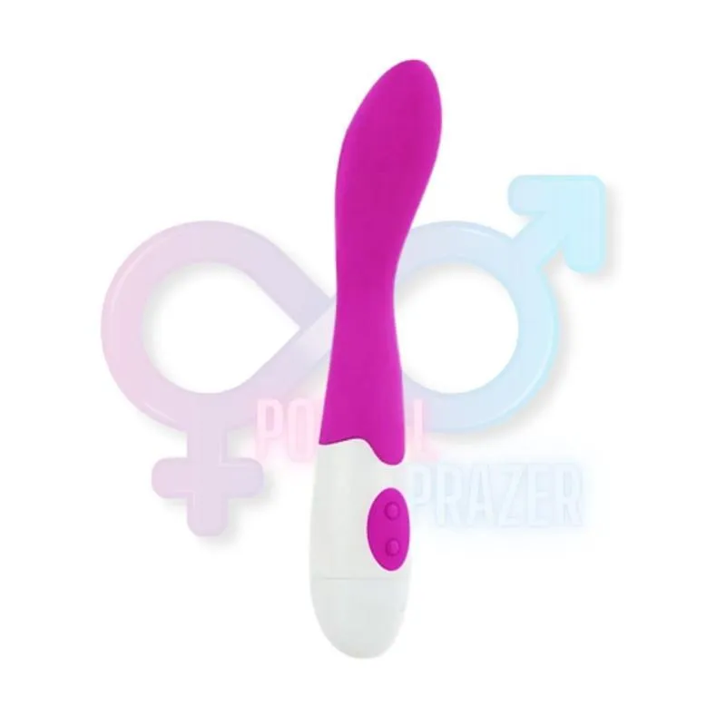 Vibrador Silicone 30 Modos De Vibração 18,2 Cm - Aaa