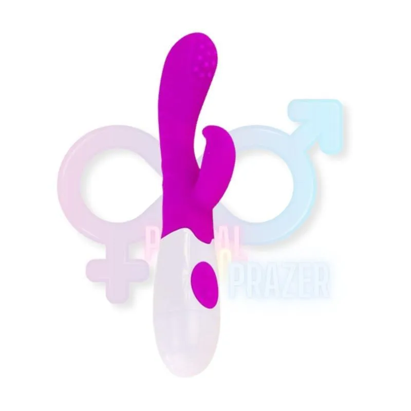 Vibrador Pretty Love Arthur Com Estimulador Clitoriano