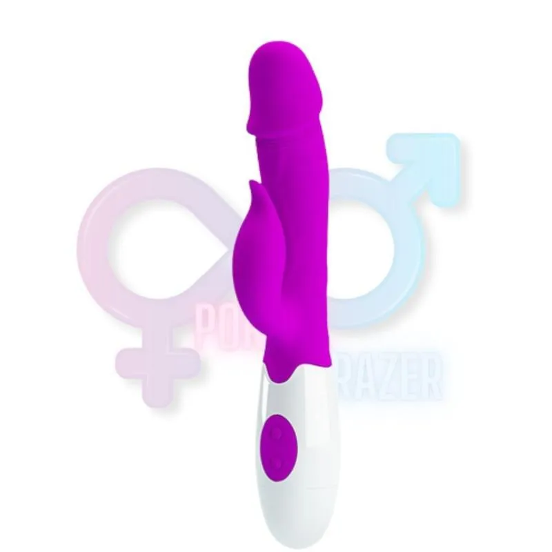 Vibrador Silicone 29 Vibrações - 19cm - Pilhas Aaa
