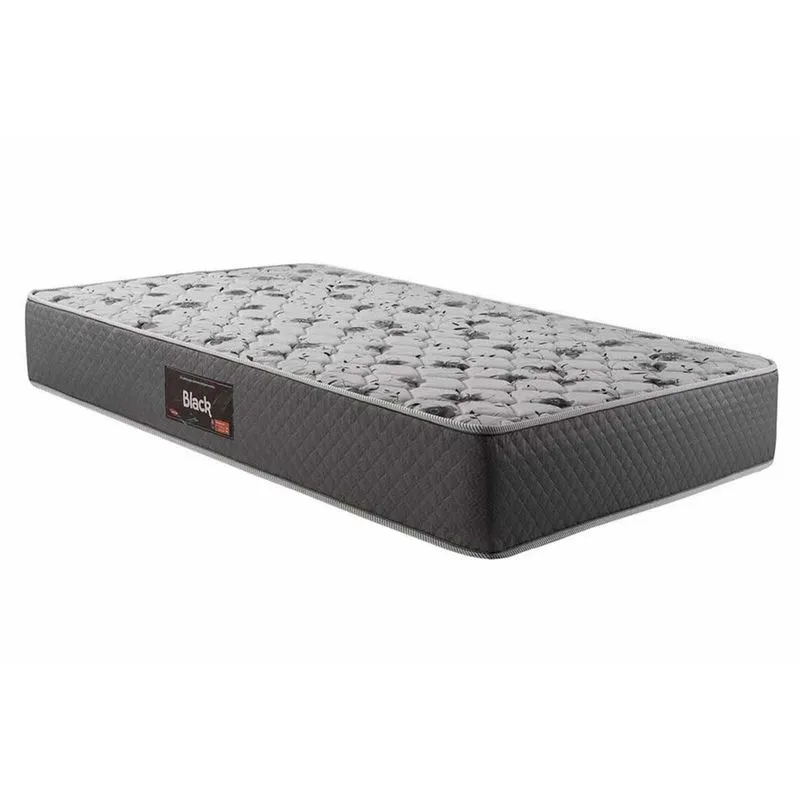 Colchão Solteiro Espuma Compact ag 65 / D28 / Black Double Face (78x188x25) - Herval
