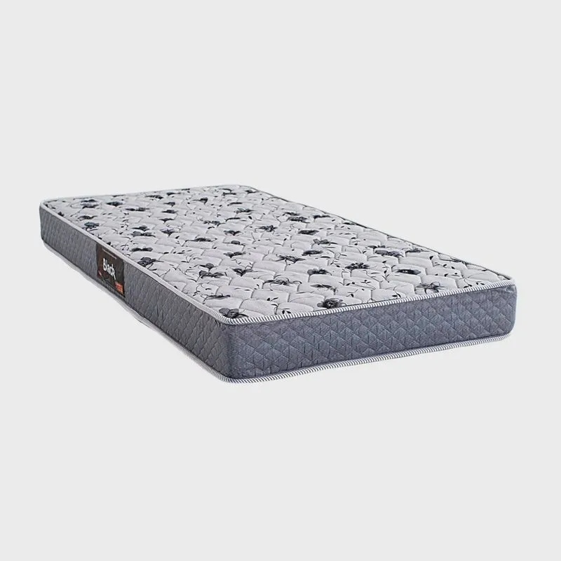 Colchão Solteiro Espuma D45 Ult Black Herval 88x188x25cm