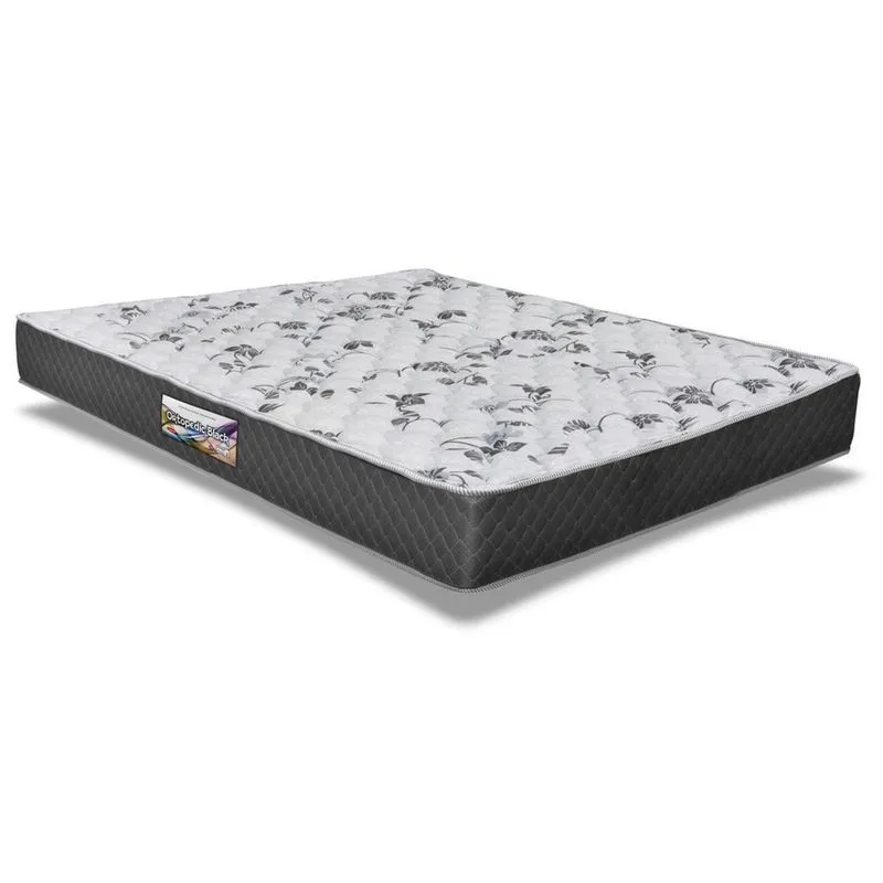 Colchão Casal Espuma Compact ag 65 / D28 / Ortopedic Black Double Face (138x188x17) - Herval