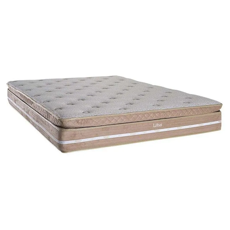 Colchao Herval De Espuma Lotus Bordado 138x188x25