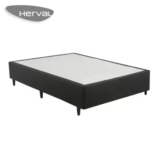 Base Herval Casal Oxford Rigido 138/188/28 Preto