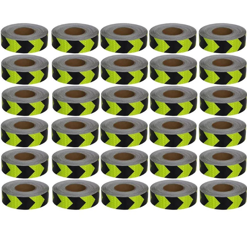 Kit 30 Faixas Refletivas BSL3521 25 Metros Sinalização Verde Segurança Braslu