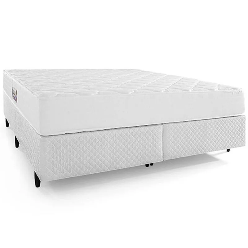 Cama Box Herval King Alto Suporte Top D45 New, 64x193x203 cm, Espuma D45