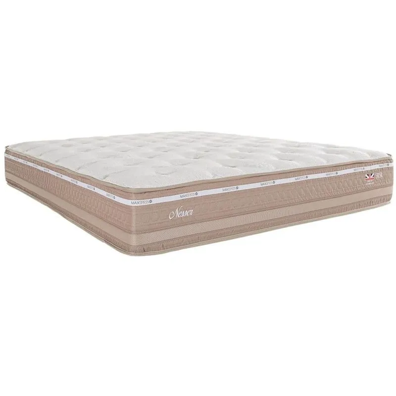 Colchão Queen Molas Maxspring Nesser Pillow Top (158x198x28) - Herval