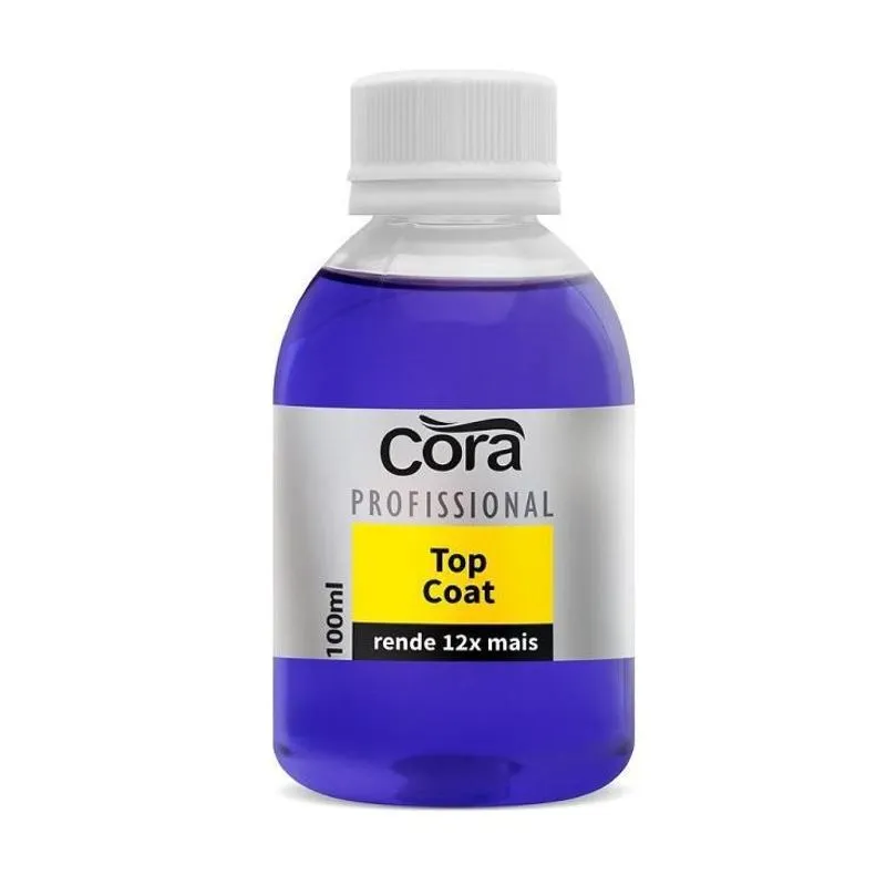 Base Para Unhas Top Coat Cora 100ml