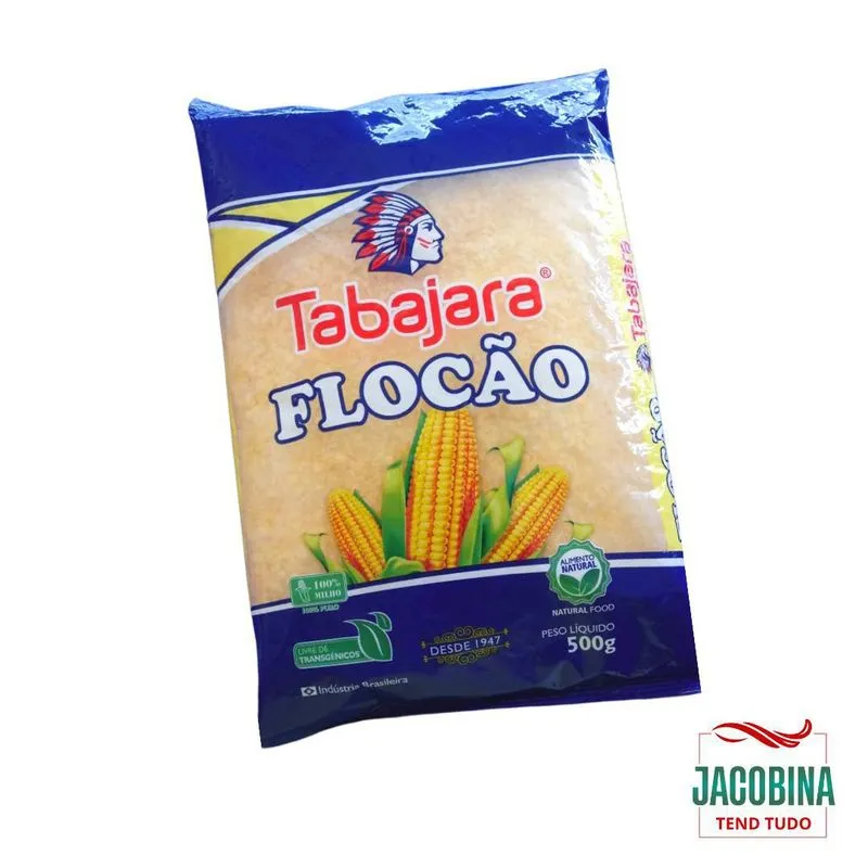 Kit 6 Flocao De Milho Vegano, Sem Transgenia E Sem Glúten